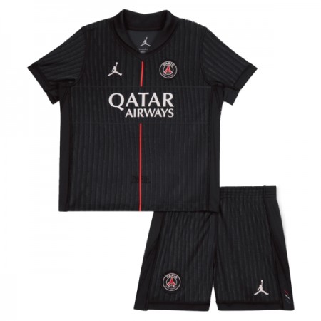 Jalkapallo Peliasut Paris Saint-Germain Jordan Lasten Neljäs Pelipaita 2025-26 Lyhythihainen